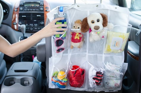 Shoe organizer for the car Shoe organizer for the car