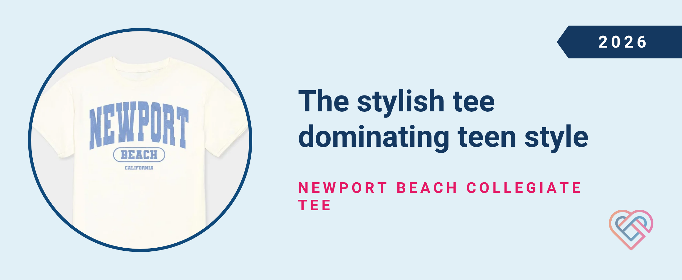 The stylish tee dominating teen style: Newport Beach Collegiate Tee