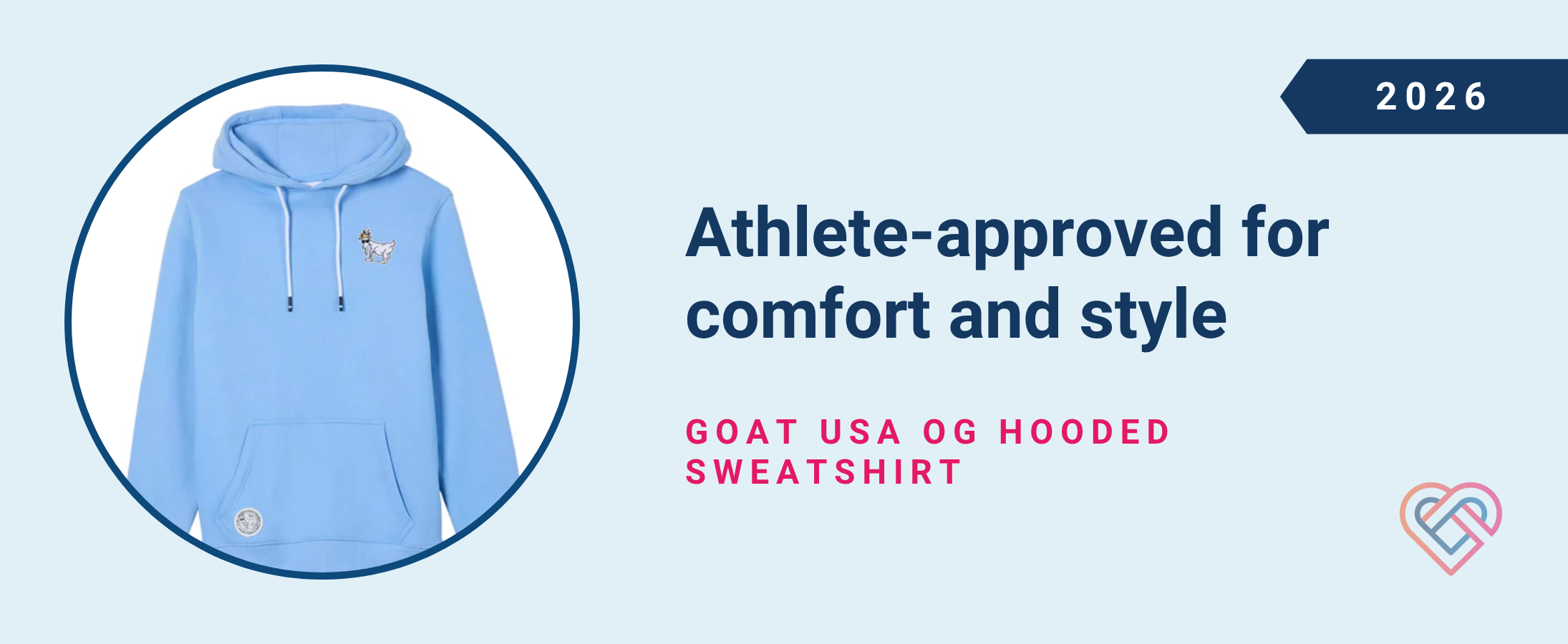 Athlete-approved for comfort and style: GOAT USA OG Hooded Sweatshirt