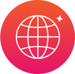 Globe website icon