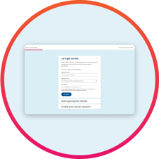 Enrollment page screenshot