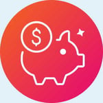 Piggy bank icon