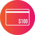 Gift card icon