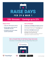 Raise Days Flyer
