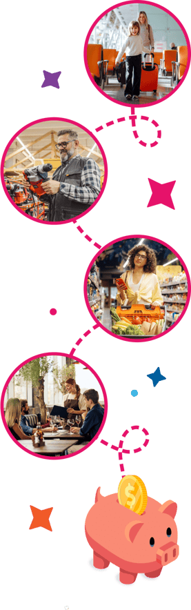 Everyday earning journey