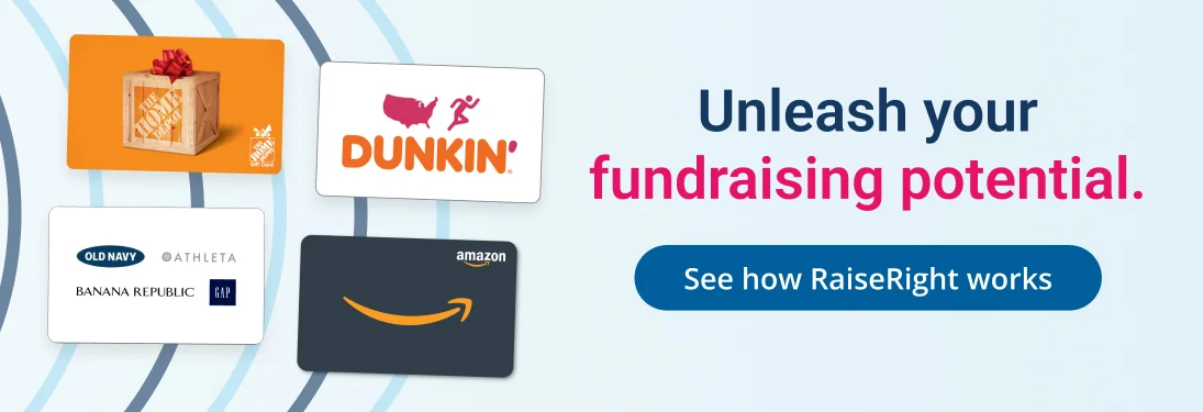 gift card fundraising potential