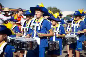 School marching band
