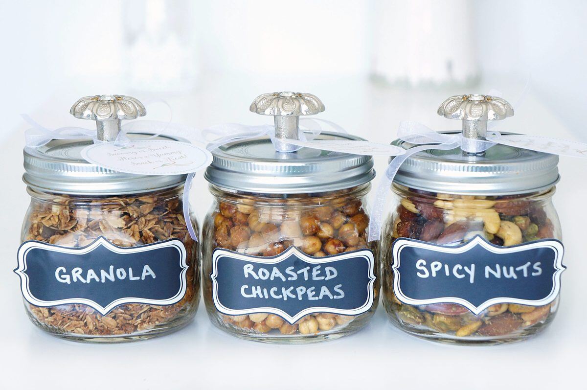 diy father's day gift snack jars