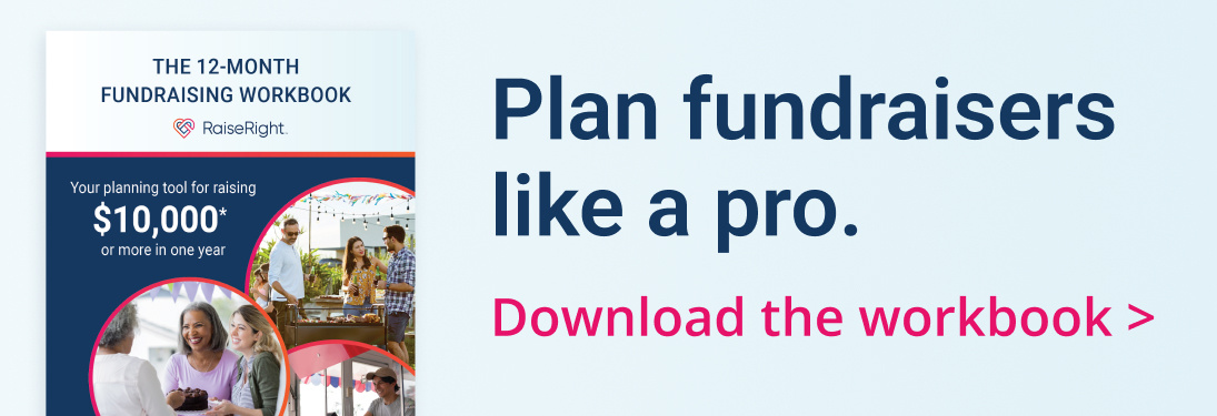 download the 12-month fundraising workbook