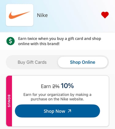 nike shop online example
