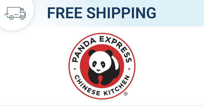 Free shipping: Panda Express
