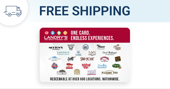 Free shipping: Landry's