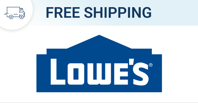 Free shipping on Lowe's orders